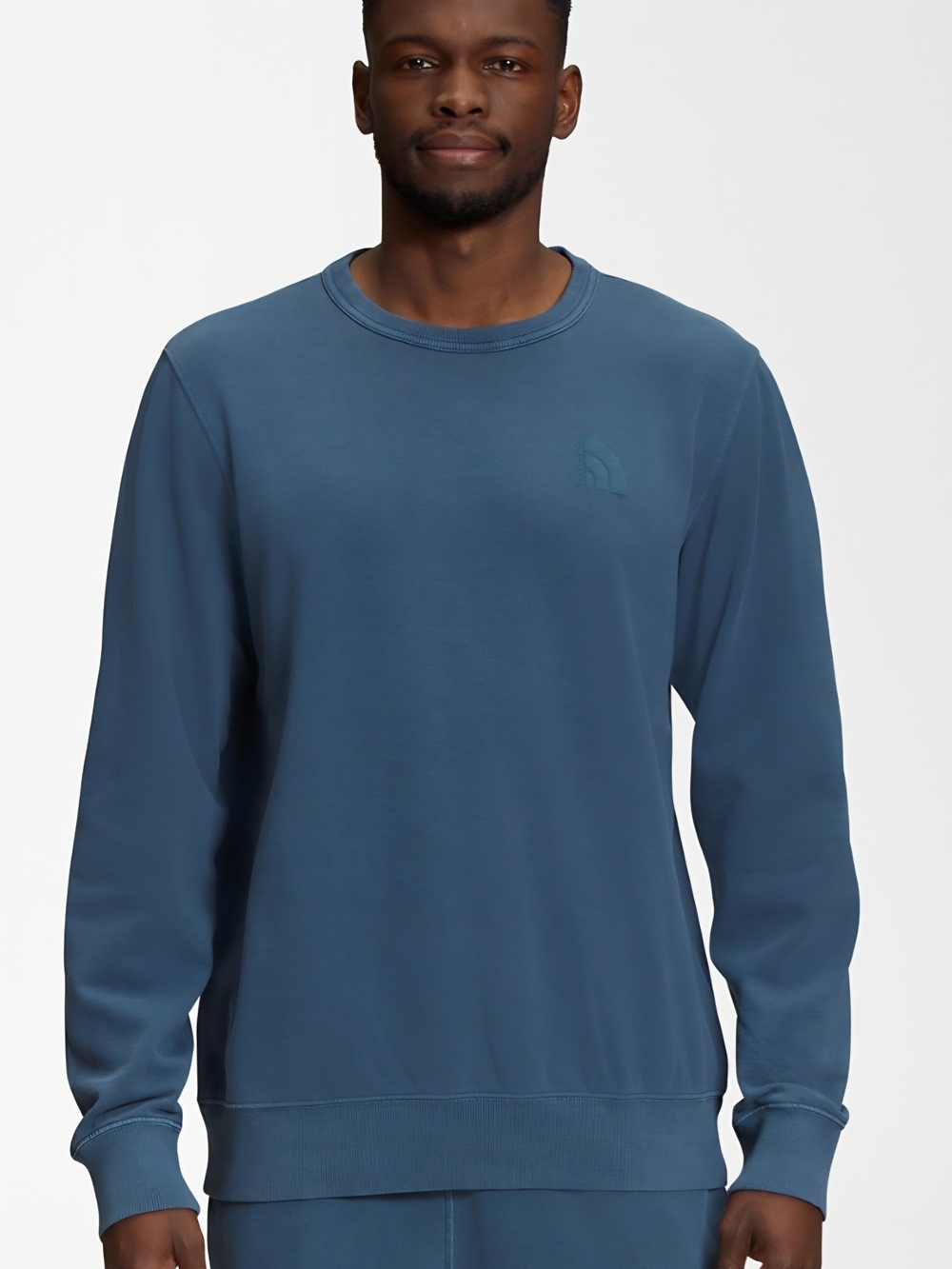 The North Face Men’s Crew Sweatshirt in Slate Blue